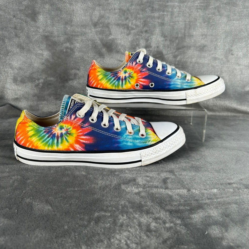 Converse Chuck Taylor All Star Low Tie Dye Rainbow Sneakers 169019F 
M6 W8